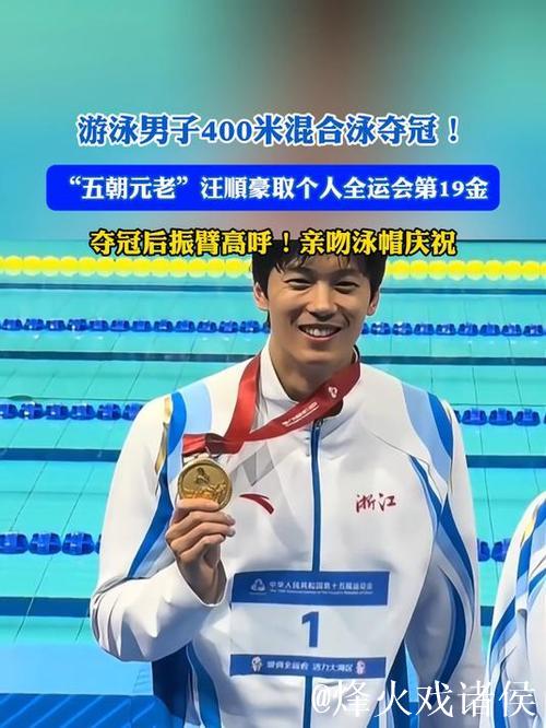 汪顺摘得全运会男子400米个人混合泳金牌 汪顺摘得全运会男子400米个人混合泳金牌
